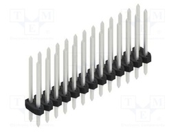 Connector: pin strips; pin header; male; PIN: 26; 2mm; THT; 2x13