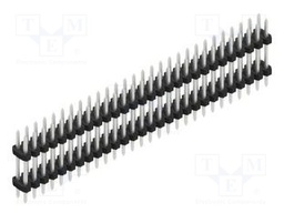 Connector: pin strips; pin header; male; PIN: 56; 2mm; THT; 2x28