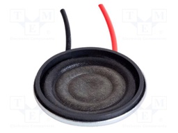 Loudspeaker; miniature; 1W; 8Ω; Ø23x5.7mm; 18kHz; Sound level: 89dB