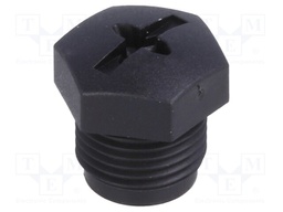 Protection cover; female M12 connectors; plastic