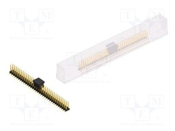 Connector: pin strips; pin header; male; PIN: 66; 2mm; SMT; 2x33