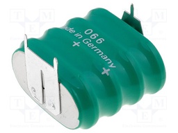 Re-battery: Ni-MH; 4.8V; 140mAh; Leads: 3pin,positive pole:  2pin