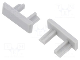 Cap for LED profiles; grey; MICRO-PLUS