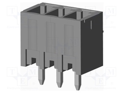 Connector: pluggable terminal block; socket; male; on PCBs