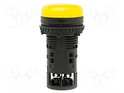 Control lamp; ELPI; Illumin: LED; Ø22.5mm; IP65; yellow; Kind: flat
