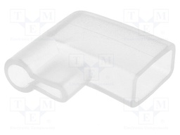 Terminals cover; angled 90°; for push-on 6.3mm connectors