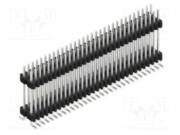 Connector: pin strips; pin header; male; PIN: 62; 1.27mm; SMT; 2x31