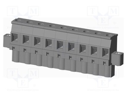 Connector: pluggable terminal block; plug; female; angled 90°