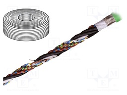 Wire: test lead cable; chainflex® CF211; 6x2x0,25mm2; PVC; green