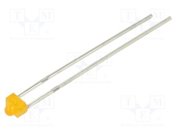 LED; amber; 1.8mm; 20mcd; 50°; 2VDC
