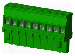 Connector: pluggable terminal block; plug; female; angled 90°