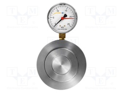 Meter: force; analogue; 0÷25kN; Resol: 1000N; 1.95%; Unit: kN; M6 x2
