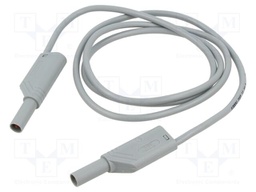 Test lead; 32A; banana plug with axial socket 4mm,both sides