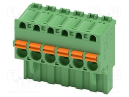 PCB connector, nominal cross section: 2.5 mm?, color: green,