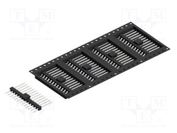 Connector: pin strips; pin header; male; PIN: 13; 2.54mm; SMT; 1x13