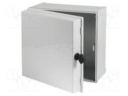 Enclosure: wall mounting; X: 300mm; Y: 300mm; Z: 180mm; CAB; grey