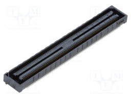 Mezzanine Connector, Receptacle, 0.5 mm, 2 Rows, 180 Contacts, Surface Mount, Phosphor Bronze
