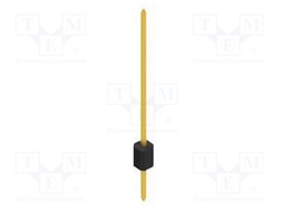 Connector: pin strips; pin header; male; PIN: 1; 1.27mm; THT; 1x1