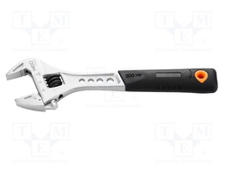 Wrench; adjustable; 200mm; Max jaw capacity: 29mm