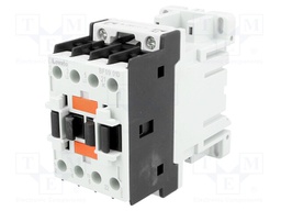 Contactor: 3-pole; NO x3; Auxiliary contacts: NC; 24VDC; 9A; DIN; BF