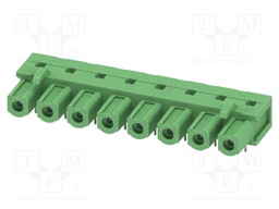 PCB headers, nominal cross section: 2.5 mm?, color: green, n