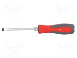 Screwdriver; for impact,assisted with a key; slot; SL 6; 150mm