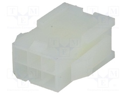 Plug; wire-wire; male; N42G; 4.2mm; PIN: 6; 600V; Locking: latch