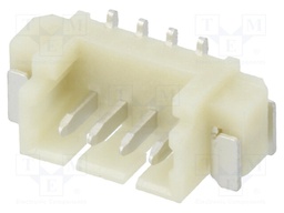 Socket; wire-board; male; 1.25mm; PIN: 4; SMT; 125V; 1A; tinned