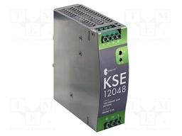 Power supply: switched-mode; for DIN rail; 120W; 48VDC; 2.5A; IP20