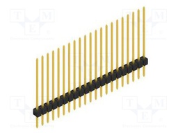 Connector: pin strips; pin header; male; PIN: 21; 2.54mm; THT; 1x21