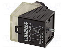 Connector: valve connector; plug; form A; female; PIN: 3; IP65; M16