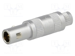 Connector: coaxial; Series: 00; plug; male; soldering; for cable