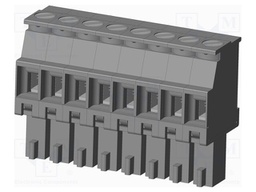 Connector: pluggable terminal block; plug; female; angled 90°