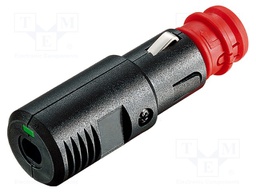 Cigarette lighter plug; screw terminal; 8A; Sup.volt: 12÷24VDC