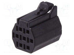Connector: wire-wire; DF62; plug; female; w/o contacts; PIN: 7