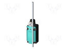 Limit switch; plastic adjustable rod, length 200mm; NO + NC