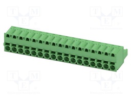 PCB connector, nominal cross section: 2.5 mm?, color: green,