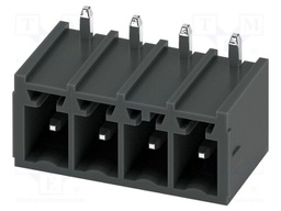 PCB headers, nominal cross section: 1.5 mm2, color: black, n