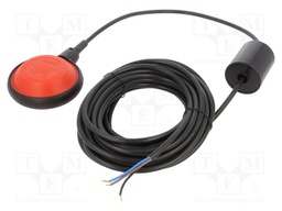 Sensor: liquid level; max.85°C; lead 10 m; Output conf: NO + NC