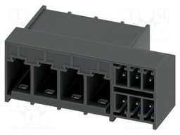 PCB hybrid header, nominal cross section: 6 mm?, color: blac