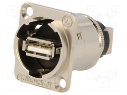 Adapter; USB A socket-front,USB B socket-back; EH; USB 2.0