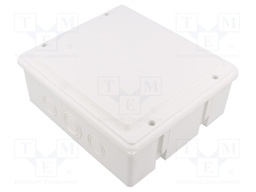 Enclosure: junction box; X: 170mm; Y: 190mm; Z: 80mm; wall mount