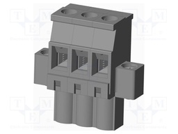 Connector: pluggable terminal block; plug; female; angled 90°