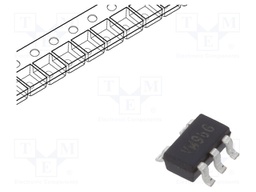 IC: voltage regulator; LDO,linear,fixed; 3.3V; 0.6A; SOT25; SMD