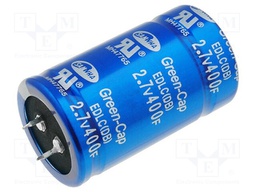 Capacitor: electrolytic; backup capacitor,supercapacitor; 400F