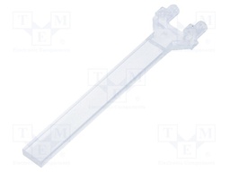 Fibre for LED; rectangular; 2x5mm; No.of mod: 1; Front: flat