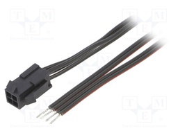 Cable; Micro-Fit 3.0; MX-43020-0400,male,cables; PIN: 4; 0.8m; 4A