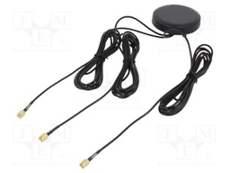 Antenna; GNSS,LTE,WiFi; 3.5dBi; Mounting: screw; 80x15mm; SMA x3