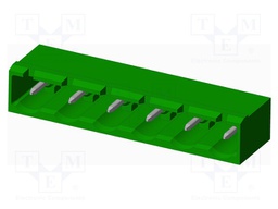 Connector: pluggable terminal block; socket; male; angled 90°