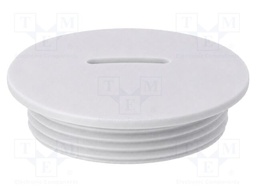 Stopper; M63; 1.5; IP56; Mat: polyamide; Body: light grey; 12mm